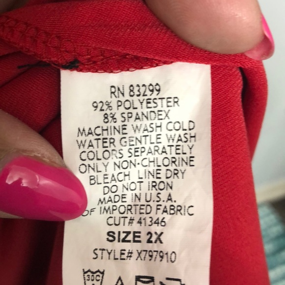 Tiana B Slinky V-Neck tie-back dress - Picture 5 of 5